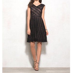 SIGNATURE HARPER brand | Black Lace Dress | (Size 14)